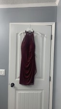 David s Bridal bridesmaid dress WINE. Size 2. NWT