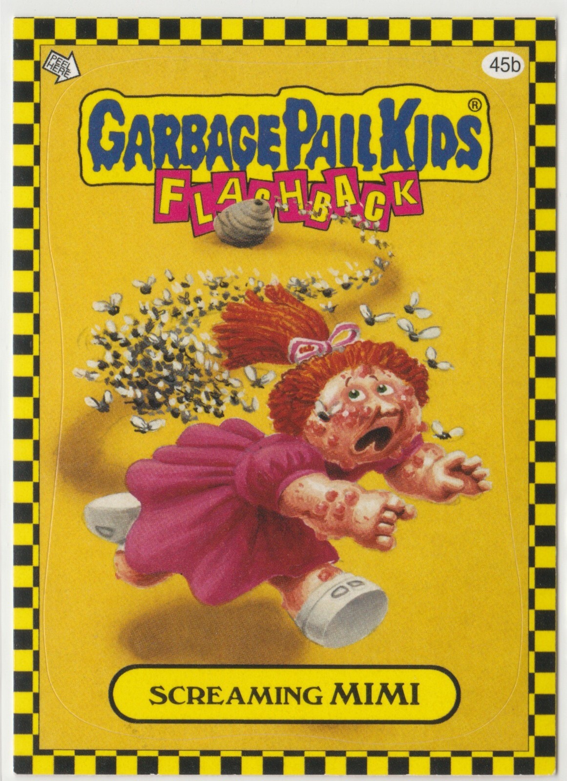Screaming Mimi 45b Garbage Pail Kids 2010 Flashback Series 1 FB1 GPK