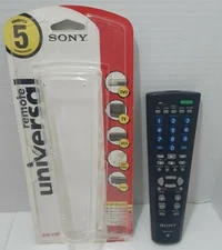 Sony TV Remote Commander RM-V301 Tested Works 5 devices VCR Cable DVD Receiver