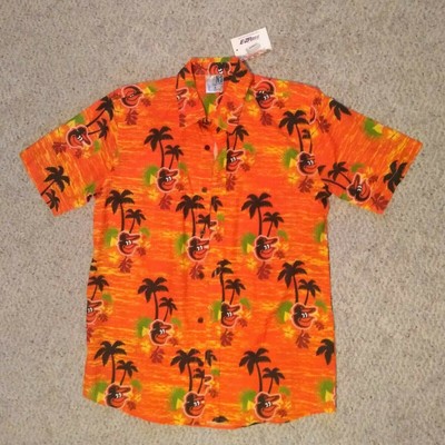 NEW 2019 Baltimore Orioles SGA Giveaway 7/13/2019 Medium (M) Hawaiian Shirt | eBay