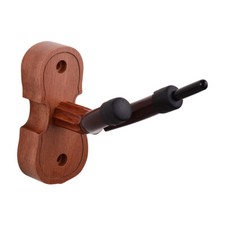 Hardwood Violin Hanger Hook with Bow Holder for Home  Studio Wall Mount Q6K5
