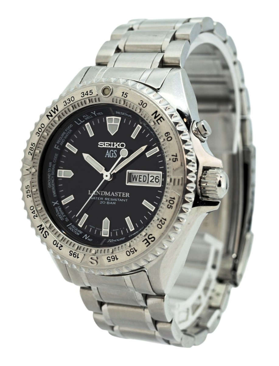 Men's 41mm Seiko Kinetic Stainless Steel SBBW005 AGS Men's 41mm Seiko Kinetic Stainless Steel SBBW005 AGS