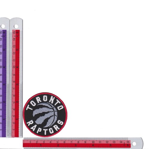 10 pcs Toronto Raptors Basketball Logo Size 2.5"x2.5" Embroidered Iron On Patch - Picture 8 of 12