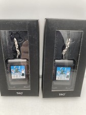NEW TAO 2-pack Set 1.5" BLACK Digital Photo Frame Keychain
