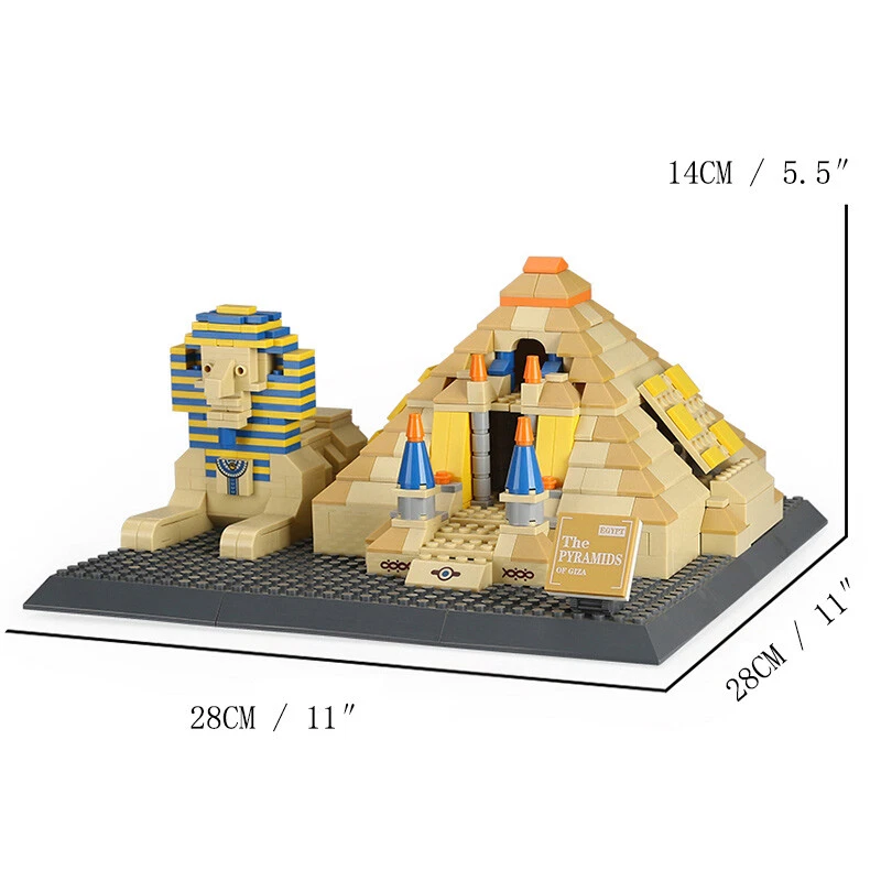 Goirzi Sphinx Pyramid of Khufu Egypt Toys Puzzle 643Pcs Building