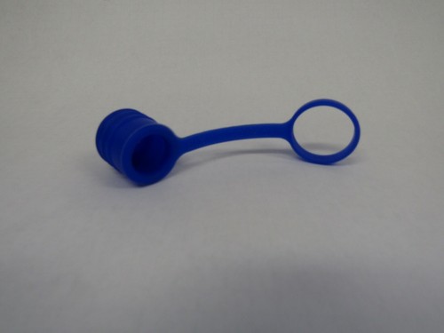 Silcone Dust Caps for Taps & hose joiners, caravans, campers - 5 pack Blue - Picture 3 of 6