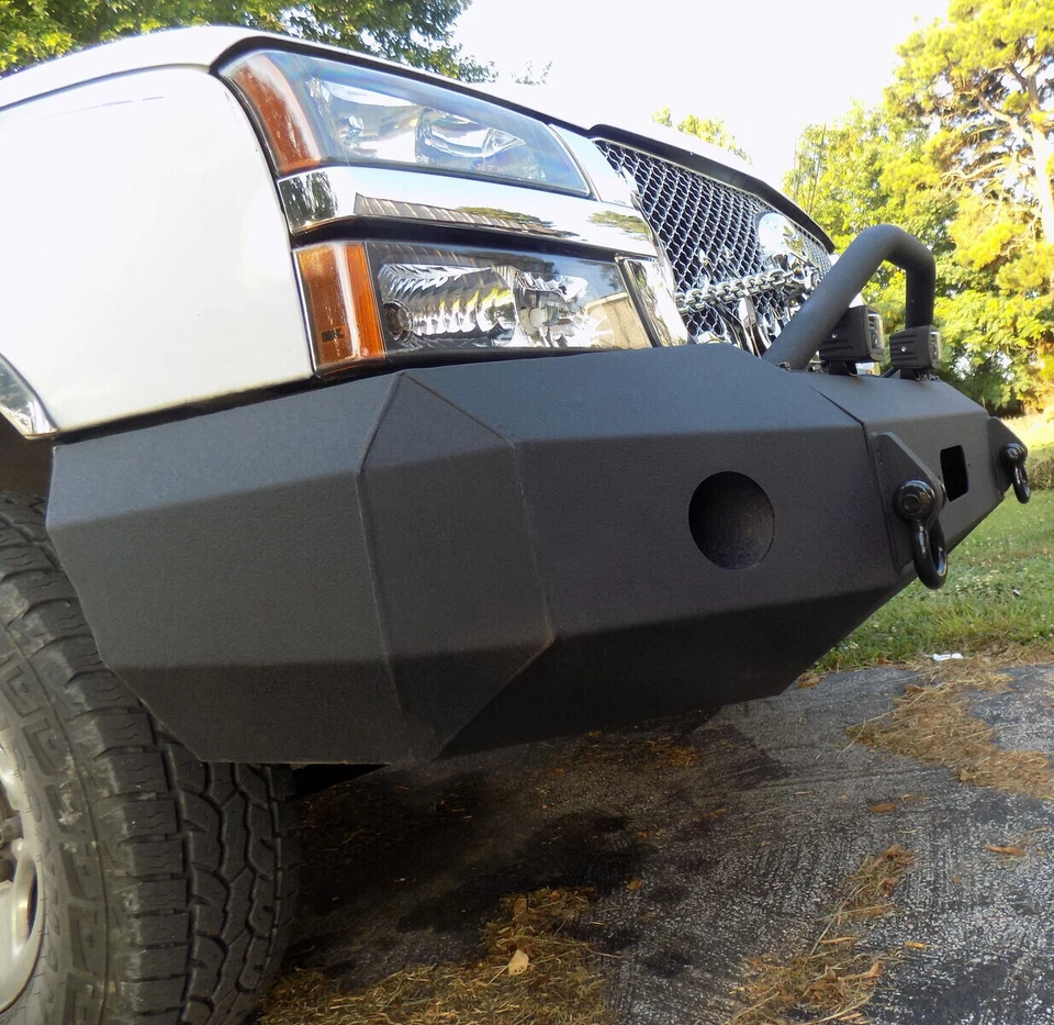For 2003-2006 Chevy Silverado 1500 Front Bumper with Winch Plate & Light Hole Foto 4 de 4
