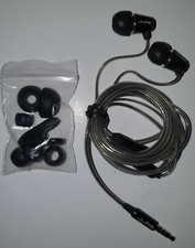 JLab Premium Earbuds Black w/ Mic  Ear Replacement Pieces
