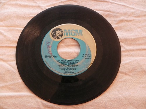 Donny Osmond - Go Away Little Girl, Time To Ride, 7" Vinyl, K14285 MGM Records - Picture 2 of 2