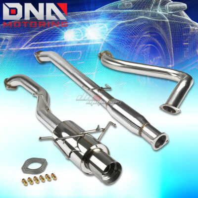 For 2007-2012 Nissan Sentra SE-R Spec V Cat Back Exhaust 3'' OD Pipe+ Muffler Tip