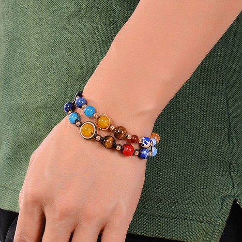 4mm-10mm Natural Gemstone Beaded Stretch Bracelet Crystal Healing Reiki Gifts - Picture 41 of 440