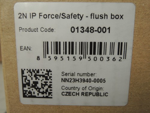 2N Axis 9151001 Recessed solid wall mounting box for Helios IP Force and Safety - Picture 17 of 23