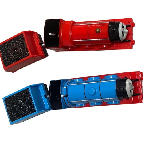 Thomas & Friends Trackmaster James And Thomas Motorized Train Engine and Tenders - Picture 2 of 3