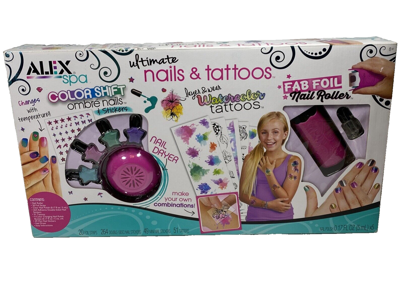 Alex Spa Ultimate Nails & Tattoos Playset Kit