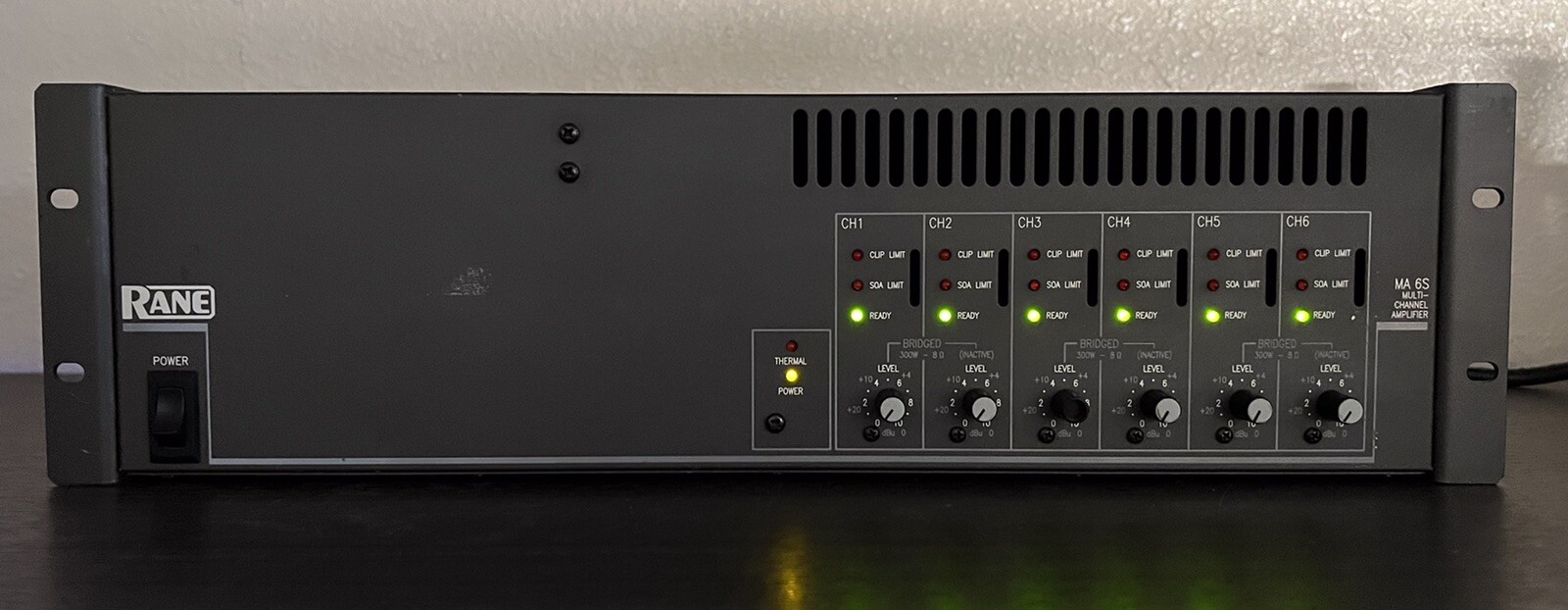 Rane MA 6S Multi Channel Amplifier TL175 eBay
