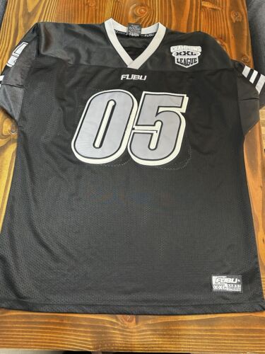 VTG FUBU Sports 05 Official Champions XXL League Football Jersey Mens XL - 第 1/12 張圖片