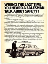 Vintage Original - 1975 Volvo 240 Car - Original Print Ad (8 x 11)