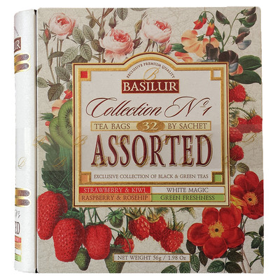Basilur Tea Book Collection Nr.1 Tee Set 4 Teesorten Geschenkset