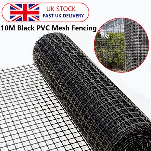 10M PVC Coated Chicken Mesh Fencing Garden Barrier Garden Plastic Net