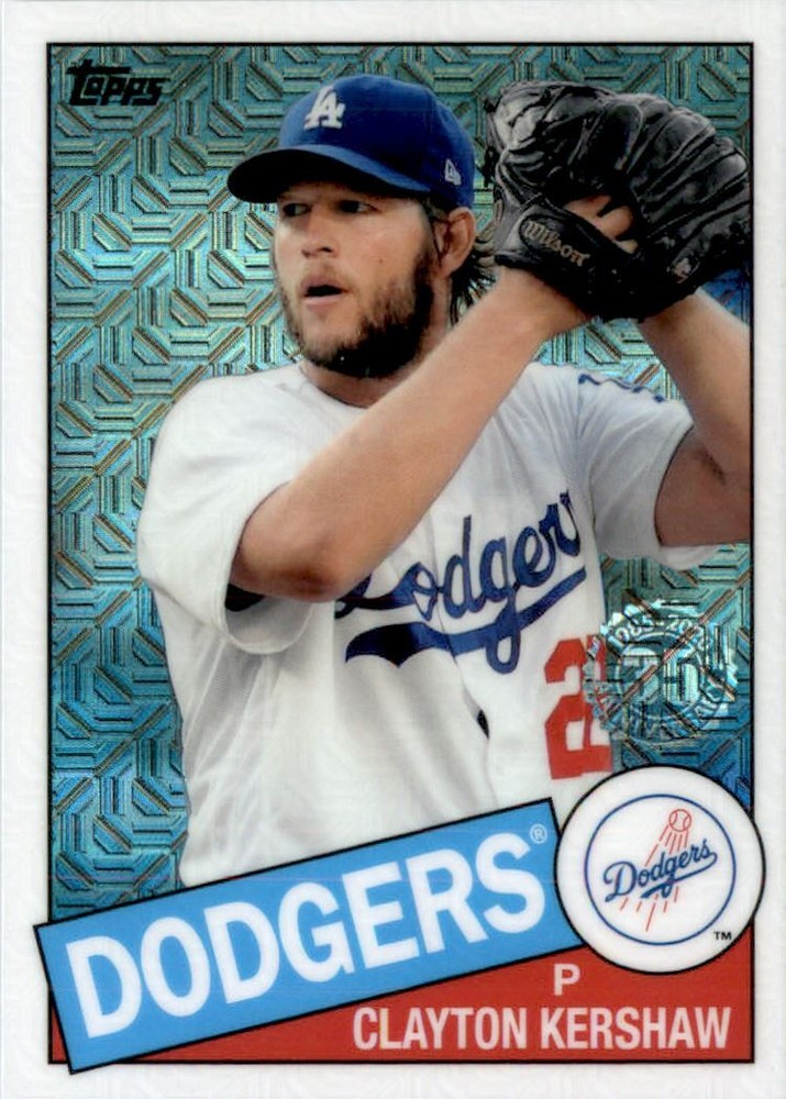 2020 Topps '85 Topps Silver Pack Chrome #85C18 Clayton Kershaw