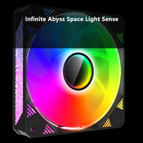 12cm ARGB DIY Computer Case Cooling Mute Fans PC Tower Silent Large Air Volume - Photo 6/14