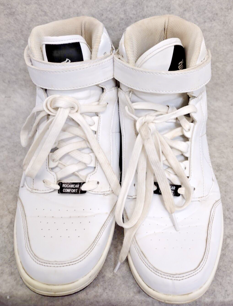 Y2K Rocawear Shoes Mens 11 White 99 Montauk Strap Padded