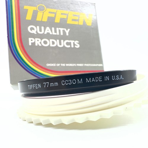 MINT New Old Stock Tiffen 77mm CC30M Enhancing Filter Wide Angle - Low Profile - Picture 5 of 9
