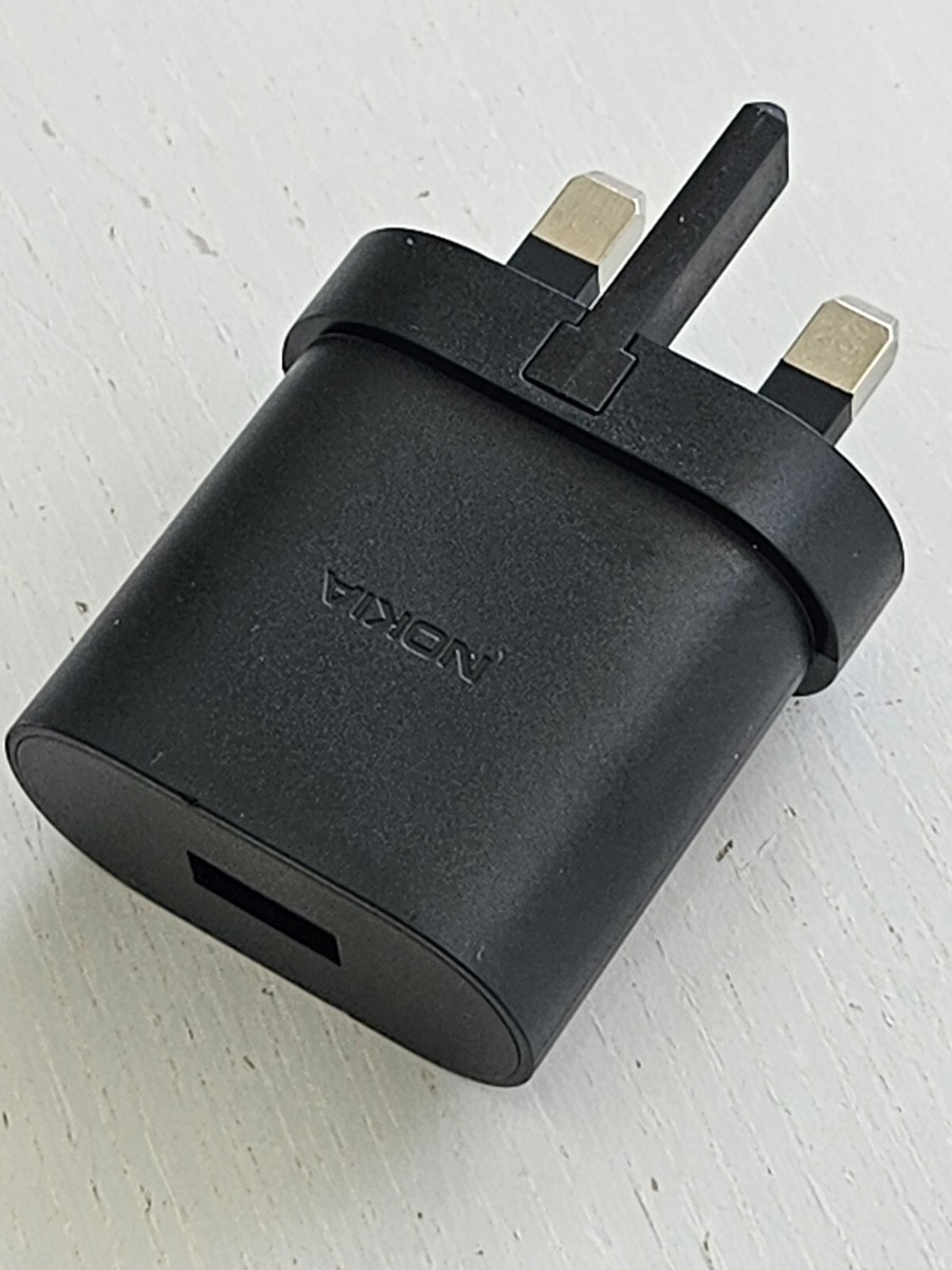 Caricatore USB-C Nokia AD-10WX 2A – Cavo Da 1m E Spina Per Nokia 8.3 5G, 5.3, X30, 2760 Flip