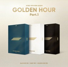 Ateez 10th Mini Album Golden Hour Part 1 - 3 Album Set PHOTOBOOKS CDS ONLY