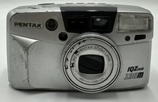 Pentax IQZoom 135M 35mm Film Camera AS IS For Parts/Repair.
