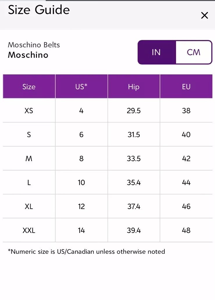 Moschino belt size women 40 waist Moschino Belts for Women for sale - eBay main image 2