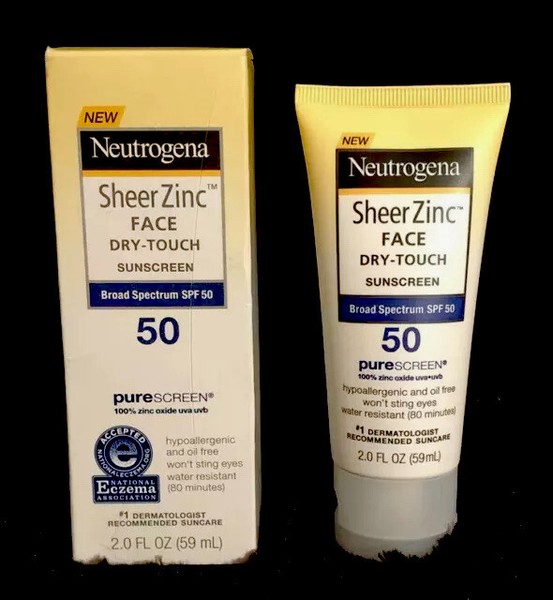 neutrogena zinc oxide sunscreen ingredients