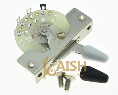 CRL Style 5 Way Guitar Pickup Selector Switch w/ Tips Screws Fits ST/Tele