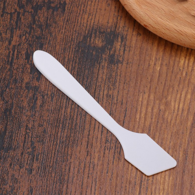 100pcs Mini Makeup Cosmetic Spatula Face Cream Scoop Facial Cream Mask Spoon eBay