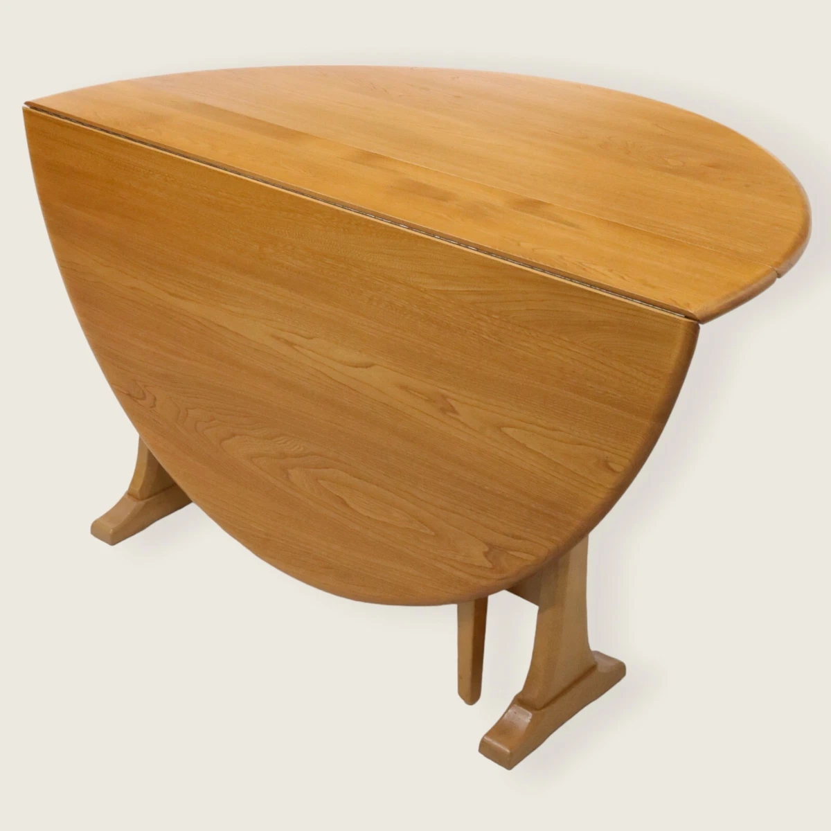 Narrow Slimline Ercol Windsor Gate Leg Table Light Finish 610 FREE UK Delivery