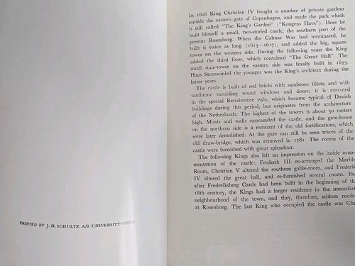 Treasures of Rosenborg Copenhagen 1968 Booklet J. H. Schultz USED - Picture 10 of 14