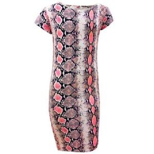 snake print summer dress