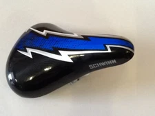 SCHWINN BLACK/BLUE KIDS' BICYCLE SEAT/SADDLE BIKE PARTS 631