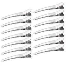 50 Pack 2.36 Inches Hair Clips, Marrywindix Silver Metal Alligator Hair Pins Tee