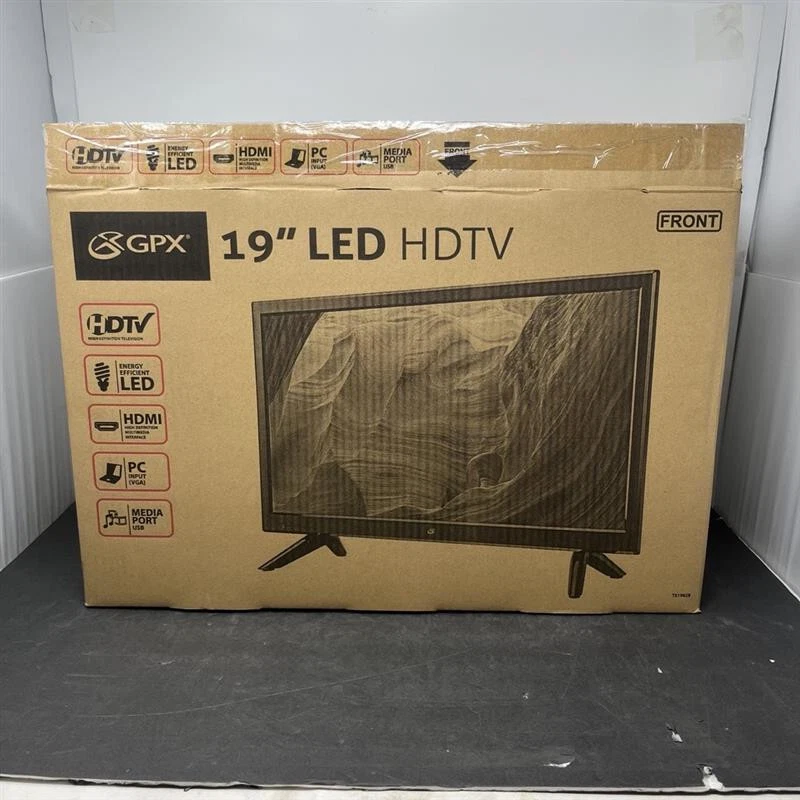 GPX TE1982B 19" 720p 60Hz LED HDTV (NEW) - Image 2 of 4