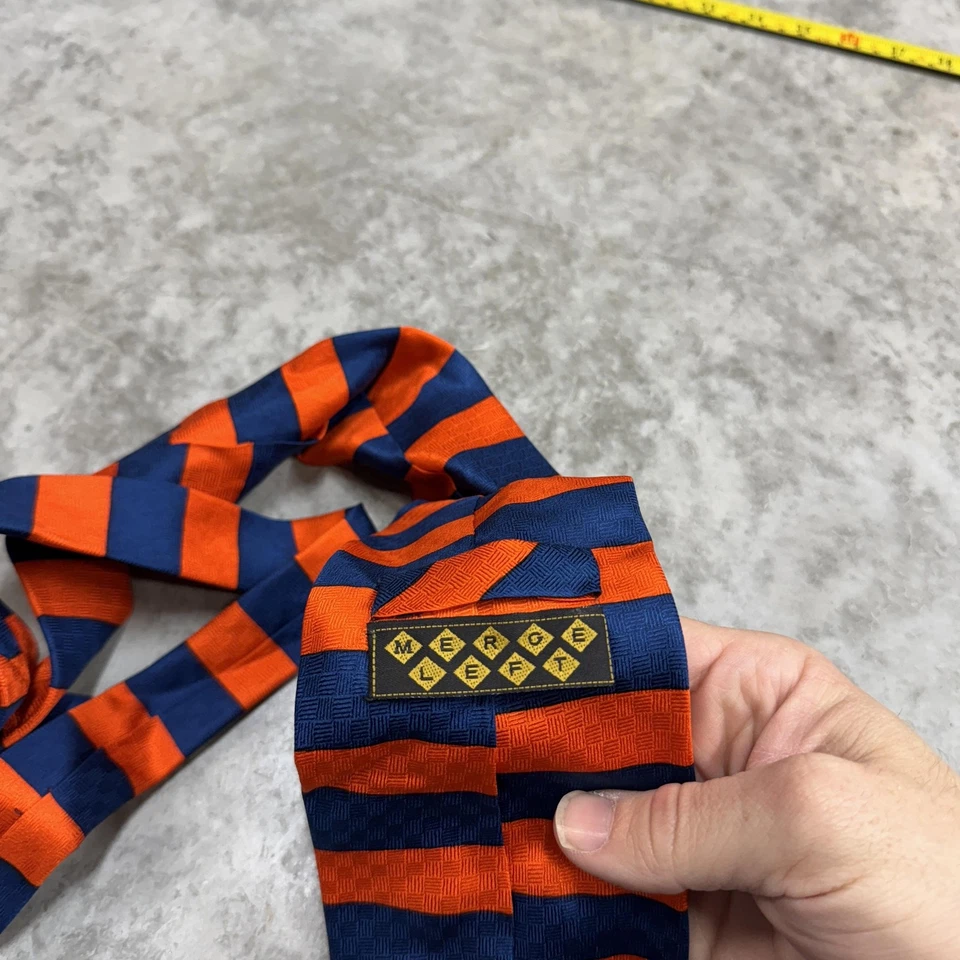 Corbata Florida Gators Para Hombre Naranja Azul NCAA Fútbol Rayas Seda Bordada Foto 2 de 4