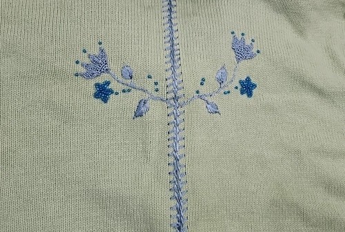 NWT Storybook Knit Floral Serenity Cardigan Sweater Ramie Cotton Size 2X Limited - Picture 11 of 13