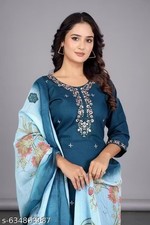 Women Dress Pakistani Salwar Kameez Readymade Suits Indian Wedding Party 3 Piece
