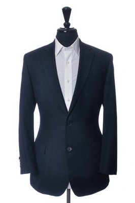 Hugo Boss Navy Blue Weave Pasini2 Blazer 42R 36391