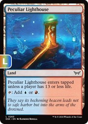 Peculiar Lighthouse 265/469 Common Land - Duskmourn: House of Horror - MTG