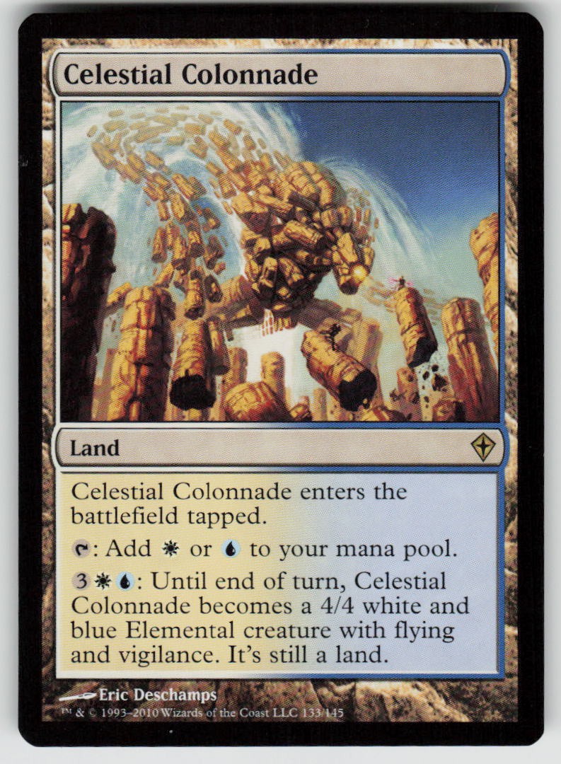 Celestial Colonnade 133 Rare Worldwake Magic: The Gathering Near Mint