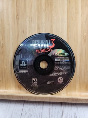 Resident Evil 3 Nemesis (Sony Playstation 1 ps1) Disk Only Tested And Working 