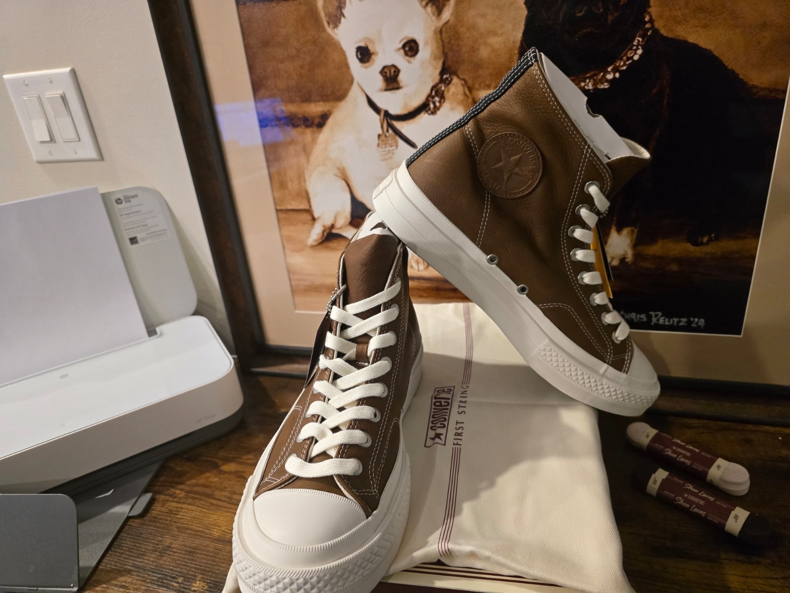 Converse Chuck Taylor First String Hi Chestnut Brown A17915C Shoes Men's Sz 10 image 7