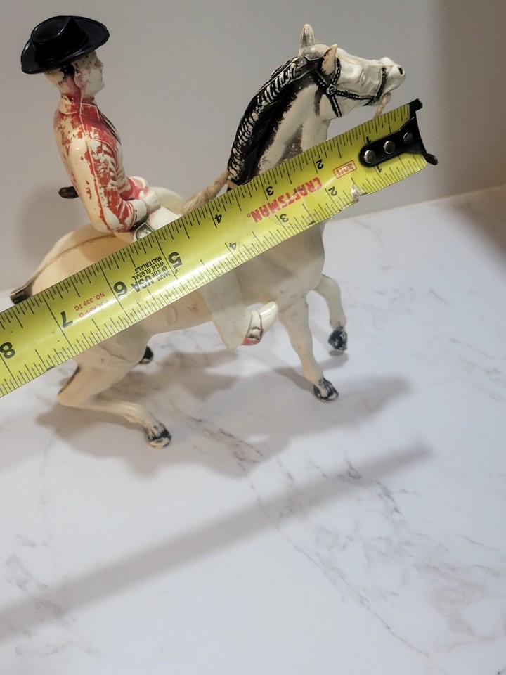 Figurine Cowboy Hartland Plastics 1950 – Série 900, Chemise Rouge, Vintage USA