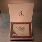 Vintage X-Mas Greeting Card Lot- 19 Die-Cut -Santa -Snowman- Plush Window Book — photo 9